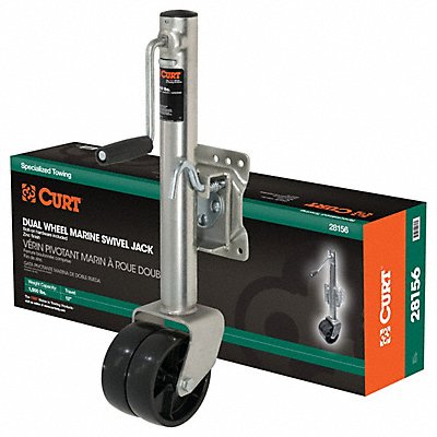 CURT 28156 Trailer Jack 1500 lb Load Cap.