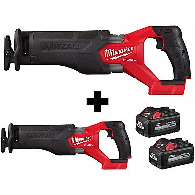 MILWAUKEE 28212028212048100000 M18 SAWZALLS(2) 2PK M18 6.0 Battery