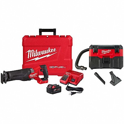 MILWAUKEE 282121000000 M18 FUEL SAWZALL KIT + M18 2GAL VACUUM