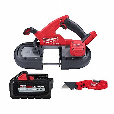 MILWAUKEE 2829S204811186548221505 M18 FUEL Bandsaw + XC6.0 Battery + Knife