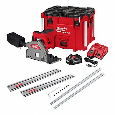 MILWAUKEE 2.83121480805714E+29 M18 FUEL Track Saw Kit + Guide Rail (2)