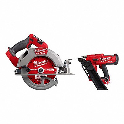 MILWAUKEE 283420274520 M18 FUEL Circular Saw + M18 FUEL Nailer