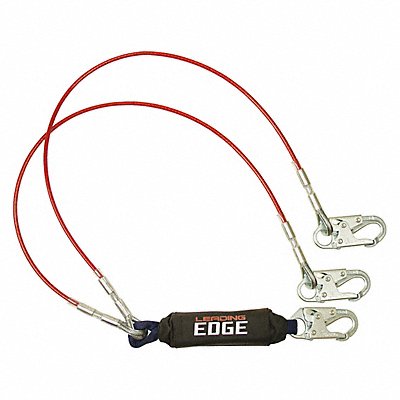 FALLTECH 8354LEY Shock-Absorbing Lanyard Fixed Length