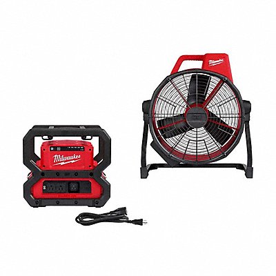 MILWAUKEE 284520082120 M18 CARRY-ON Power Supply + M18 18 Fan