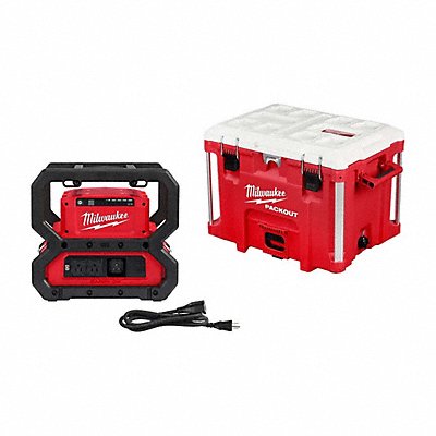 MILWAUKEE 28452048228462 M18 CARRY-ON Power Supply+PACKOUT Cooler