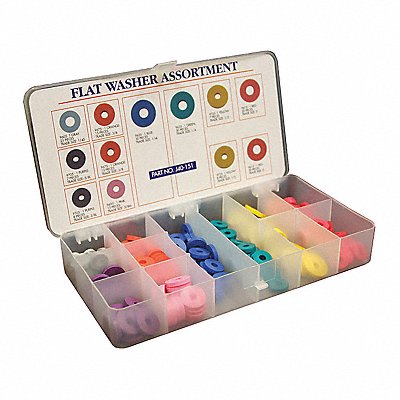 JONES STEPHENS J40151 Flat Washer Kit Assorted