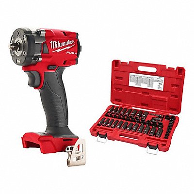 MILWAUKEE 28542049667009 M18 FUEL Impact Wrench + 43PC Socket Set