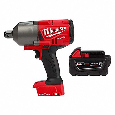 MILWAUKEE 28642048111850R Impact Wrench and Battery Through Hole