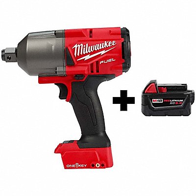 MILWAUKEE 28642000000000 HTIW and Battery3/4 Square Drive 18V DC