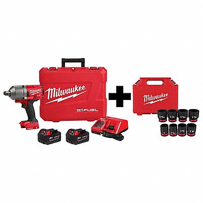MILWAUKEE 286422R49667017 M18 ONE-KEY HTIW 3/4 w 8PC Socket Set