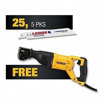 DEWALT 20578818RDWE305 Reciprocating Saw 120V 17-1/2 in L