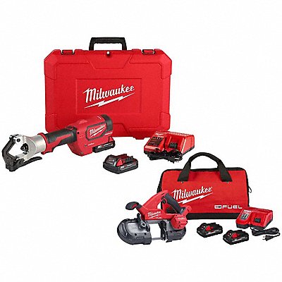 MILWAUKEE 287722000000 M18 Dieless Crimper + M18 Band Saw Kit