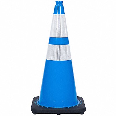 GRAINGER RS70032CBLUE3M64 Traffic Cone 7 lb Blue Cone Color