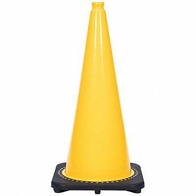 GRAINGER RS70032CYELLOW Traffic Cone 7 lb Yellow Cone Color
