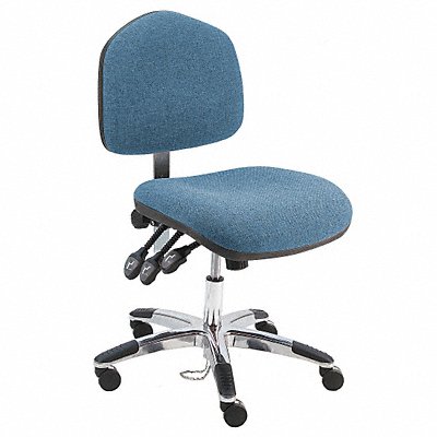 BENCHPRO WASFTLCWWBLUE Task Chair Fabric Blue 19 to 24 Seat Ht
