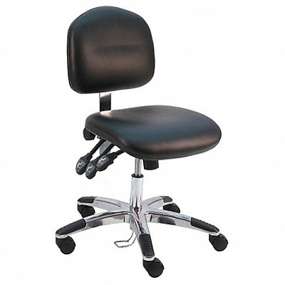 BENCHPRO LASDCRTLCWWBLACK Ergonomic Chair Vinyl Black