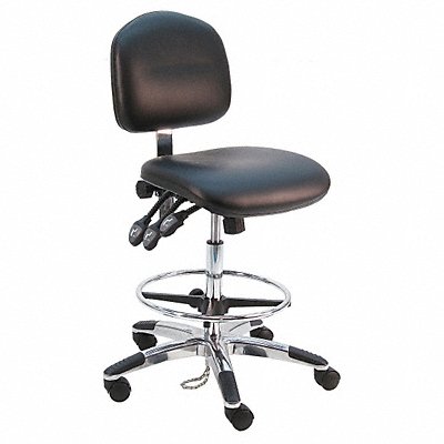 BENCHPRO LATDCRBTLCWWBLACK Ergonomic Chair Vinyl Black