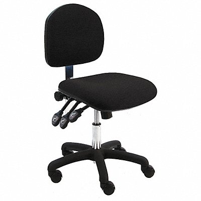 BENCHPRO WNSFBTLCWWBLACK Task Chair Fabric Black 18-23 Seat Ht