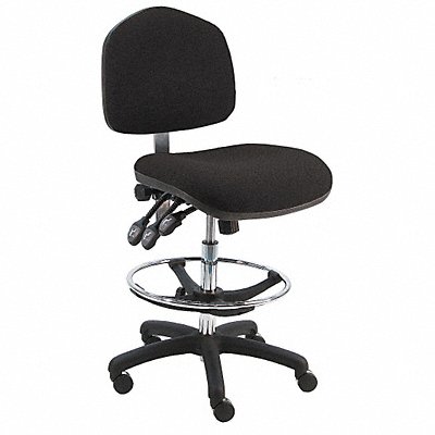 BENCHPRO WNTFTLCWWBLACK Task Chair Fabric Black 25-35 Seat Ht