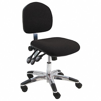 BENCHPRO WASFTLCWWBLACK Task Chair Fabric Black 18-23 Seat Ht