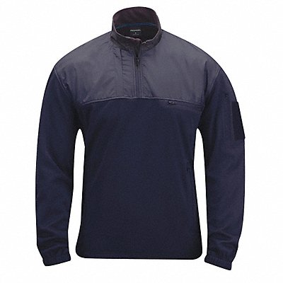 PROPPER F54300W450S Fleece Pullover S Regular Navy