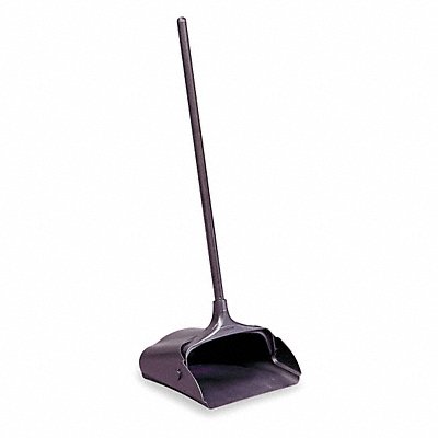 RUBBERMAID COMMERCIAL PRODUCTS FG253104BLA Long Handled Dust Pan with Wheels Black