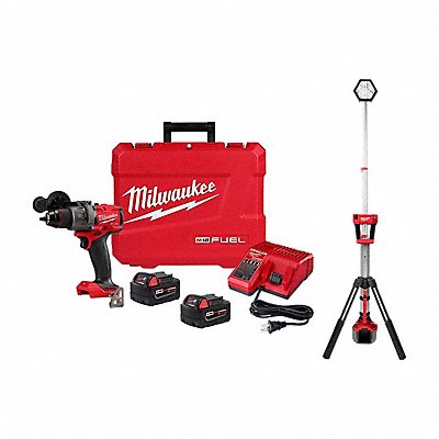 MILWAUKEE 290322213120 M18 FUEL Drill Kit + M18 Tower Light
