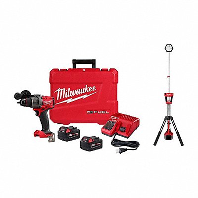 MILWAUKEE 290422213120 M18 FUEL Hammer Drill + M18 Tower Light