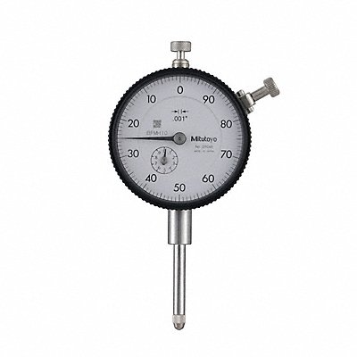 MITUTOYO 2904A Dial Indicator Jeweled Stem 0.375 dia