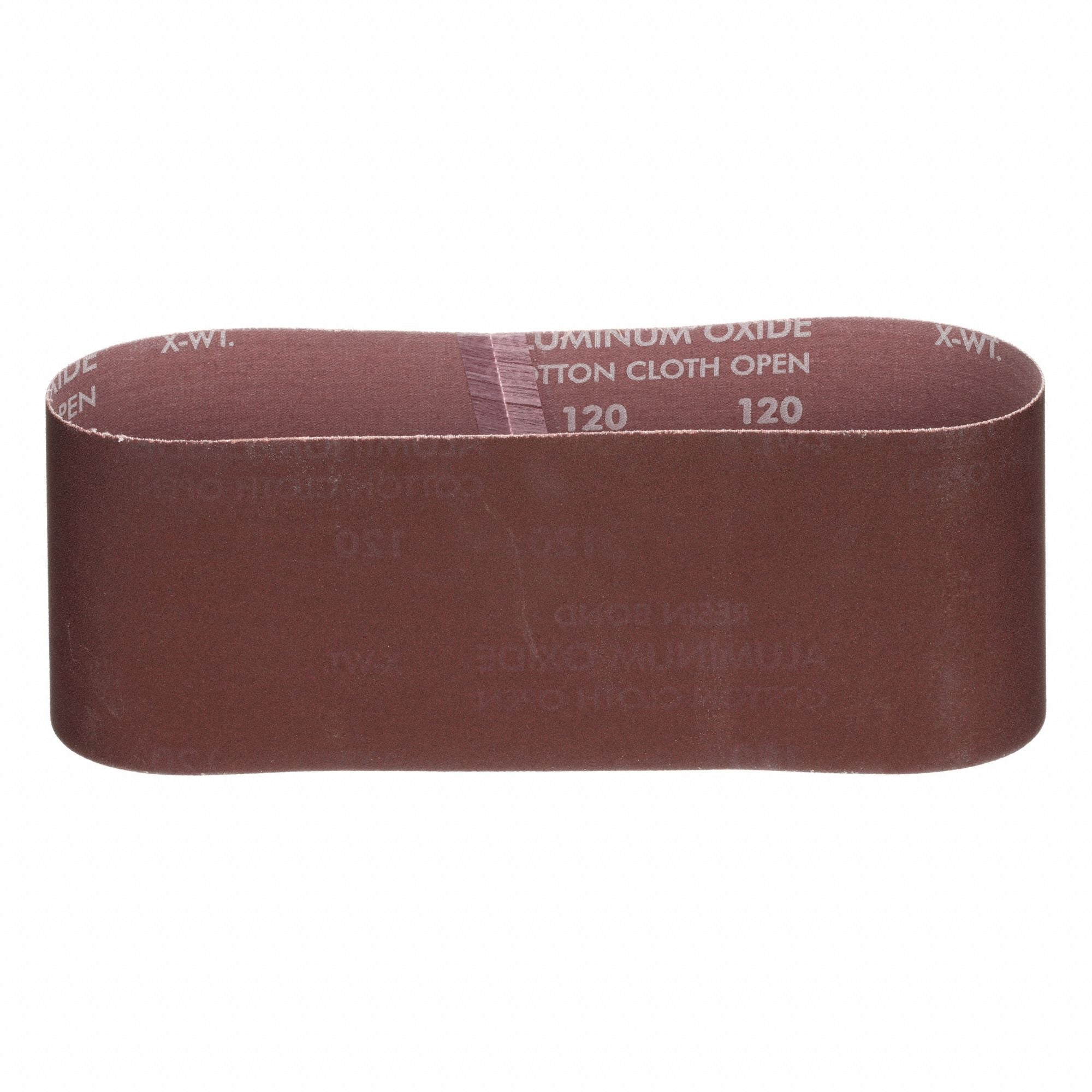 NORTON 7660702068 Cloth Sanding Belt 4x24 AO 120 Grit PK5