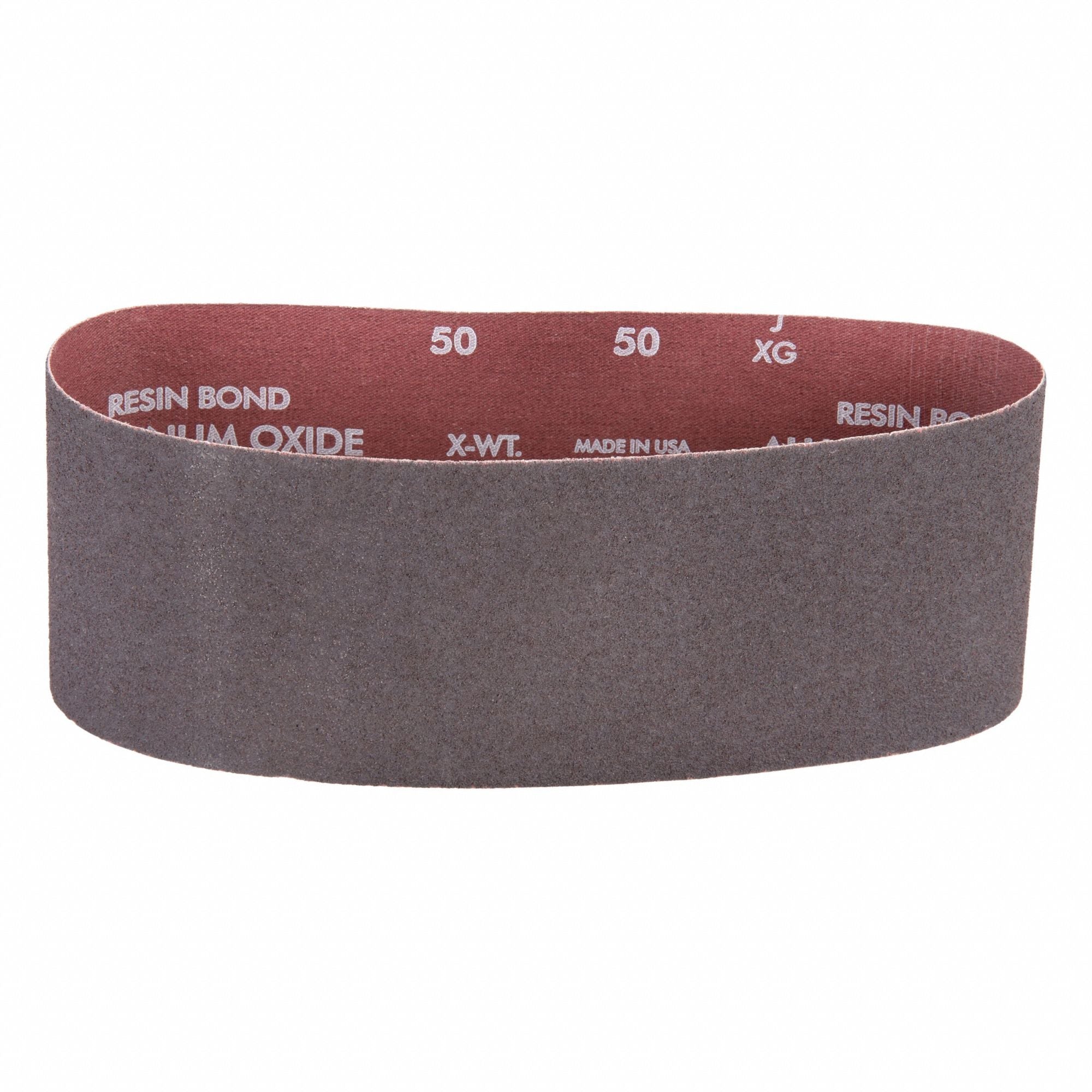 NORTON 7660701744 Cloth Sanding Belt 4x24 AO 50 Grit PK5