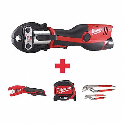 MILWAUKEE 2.47322247120482E+27 Cordless Press Tool Kit w/Battery 12.0V