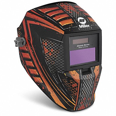 MILLER 291189 Welding Helmet Black/Orange/Red/Yellow