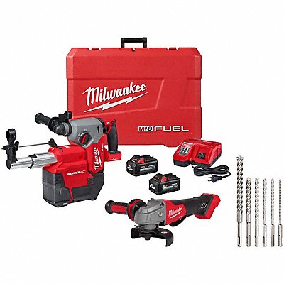 MILWAUKEE 291422DE28802048207499 M18 FUEL Hammer + Grinder + MX4 6PC KIT