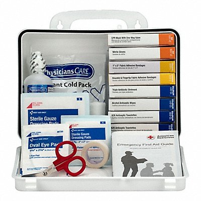 FIRST AID ONLY 291UFAO First Aid Kit w/House 90pcs 7x3.25 WHT