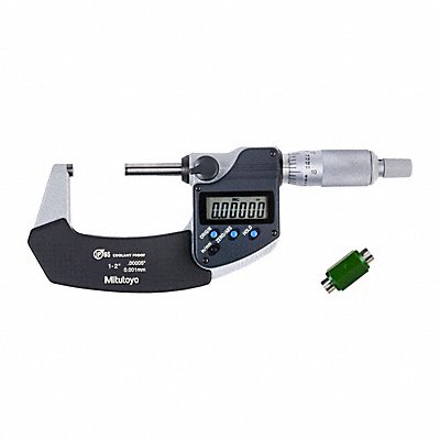 MITUTOYO 293-341-30 CAL Calibrated Micrometer: 6 in to 7 in /152.4 mm to 177.8 mm, Inch/Metric, IP65