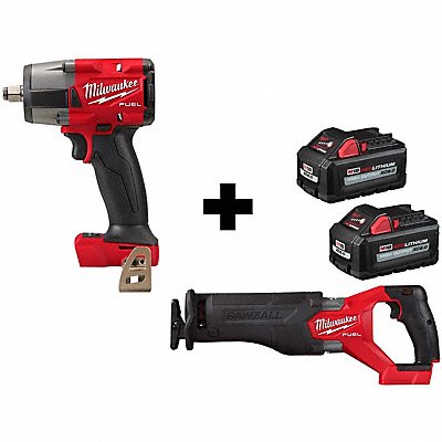MILWAUKEE 29622028212048100000 M18 1/2 MTIW M18 SAWZALL 2PK M18 6.0