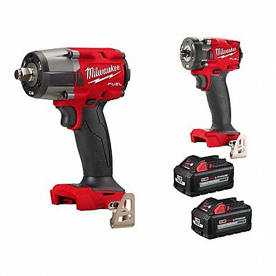 MILWAUKEE 29622028542048100000 M18 1/2 IW+3/8 IW+2PK XC6.0 Battery