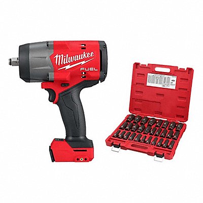 MILWAUKEE 29672049667016 M18 Impact Wrench + 29PC Socket Set