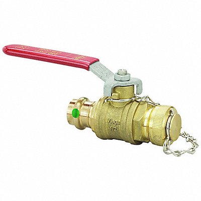 VIEGA PROPRESS 667441 Manual 2-Way Ball Valve Press Bronze