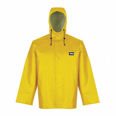 VIKING 5125JS Hooded Rain Jacket Yellow 37 Chest Men S