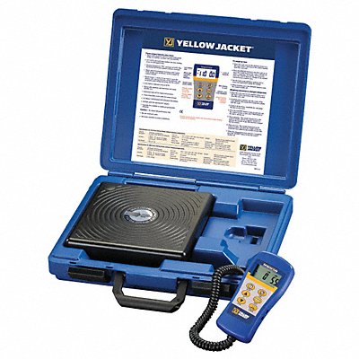 YELLOW JACKET 68812 Refrigerant Scale Electronic 220 lb.