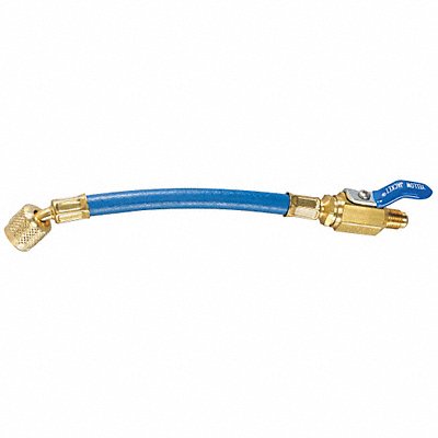 YELLOW JACKET 25202 Low Side Hose Low Loss 9 In Blue