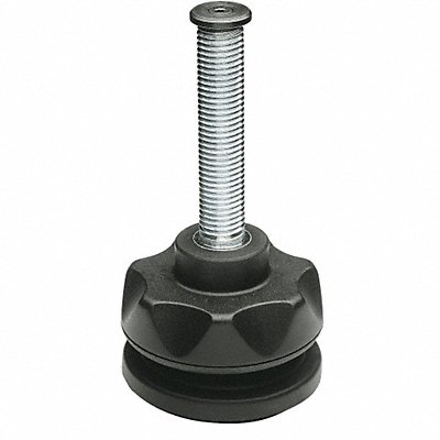 ELESA LVA7014M16X78ELK Level Foot Swivel Stud M16 2-31/41 in.