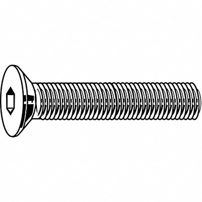 GRAINGER U075660190062 Flat Head Socket Screw Steel #10-32 5/8 L PK100
