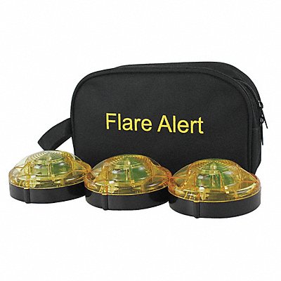 FLAREALERT B3YB2 LED Road Flare Kit 0.5 Watt Yellow