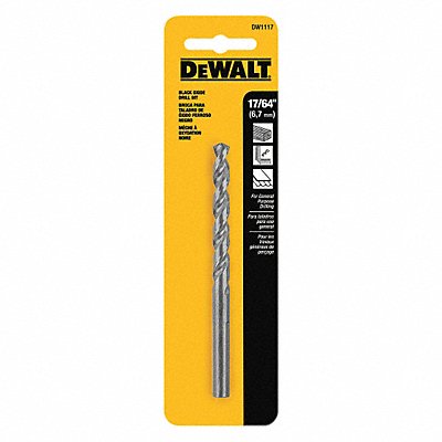 DEWALT DW1117 Jobber Drill 17/64 HSS