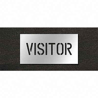 RAE STL11670434 Pavement Stencil Visitor 4 in