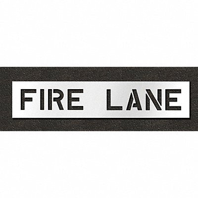 RAE STL11670831 Pavement Stencil Fire Lane 8 in