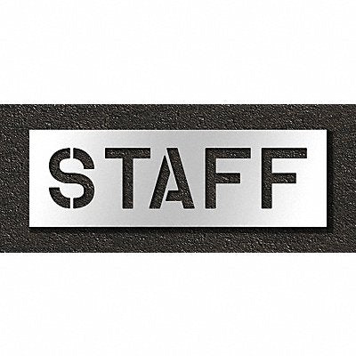 RAE STL11671013 Pavement Stencil Staff 10 in